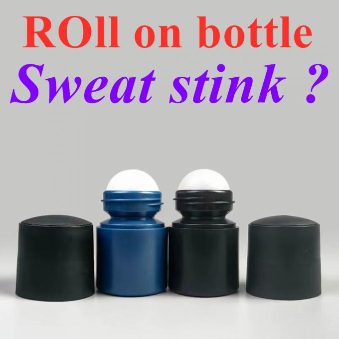 Wholesale Cheap 30ml 50 Ml 60ml Refillable Empty HDPE Plastic Roll on Deodorant Bottles Round Roller Ball Bottle