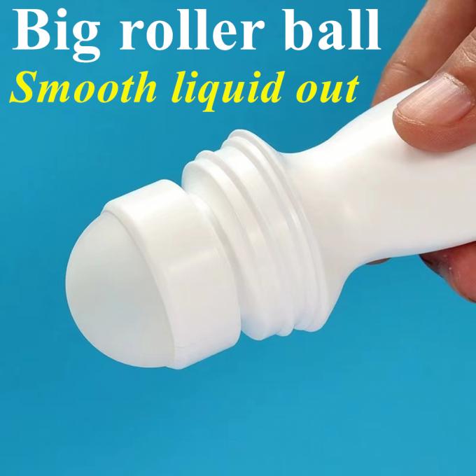 Hot Sale Wholesale Cheap Empty Round White Perfume HDPE Plastic Roller on Bottles for Essential Oil