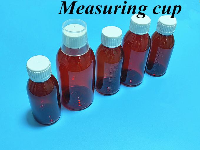 100ml 120ml 150ml 200ml Brown Plastic Medicine Bottle Pet Empty Round Oral Liquid Plastic Syrup Bottle