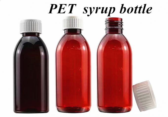 100ml 120ml 150ml 3oz 4oz 5oz Syrup Liquid Medicine Bottle Pet Plastic Cough Syrup Bottle with Tamper Proof Cap