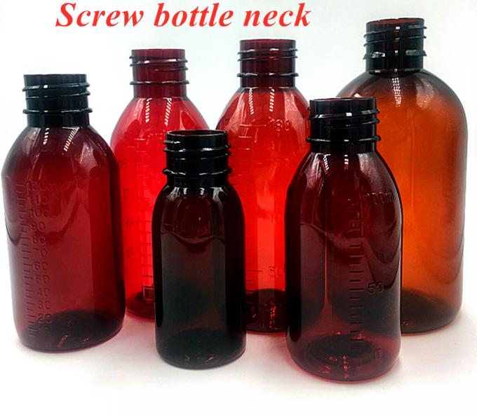 Wholesale Cheap 100ml 120ml 150ml Empty Pet Round Medicine Cough Syrup Bottle