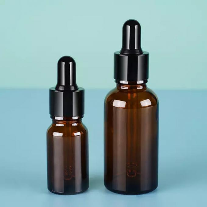 Hot Sale Empty Luxury Amber Brown 10ml 15ml 20ml 30ml 50ml 60ml Glass Essential Oil Bottle for Serum Package