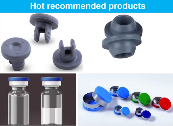 High Quality 13mm 20mm 28mm Lyophilization Closures Bromine Butyl Rubber Stoppers for Pharmaceutical Glass Injectable Vials