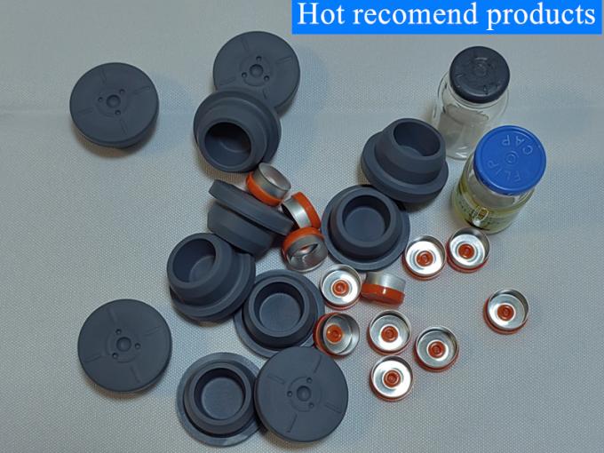 13mm 20mm 28mm Sterilized Medical Butyl Rubber Stopper Closure for Glass Vaccacine Vial