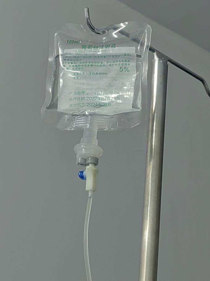 100ml 250ml Medical Grade Non PVC Film Transparent Saline IV Bag Disposable Empty Non-PVC IV Bag