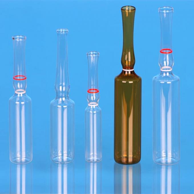 Customized 1ml 2ml 3ml 5ml 10ml Amber Clear Glass Ampoules for Injection Vials Bottle Empty Ampoules ISO Standard