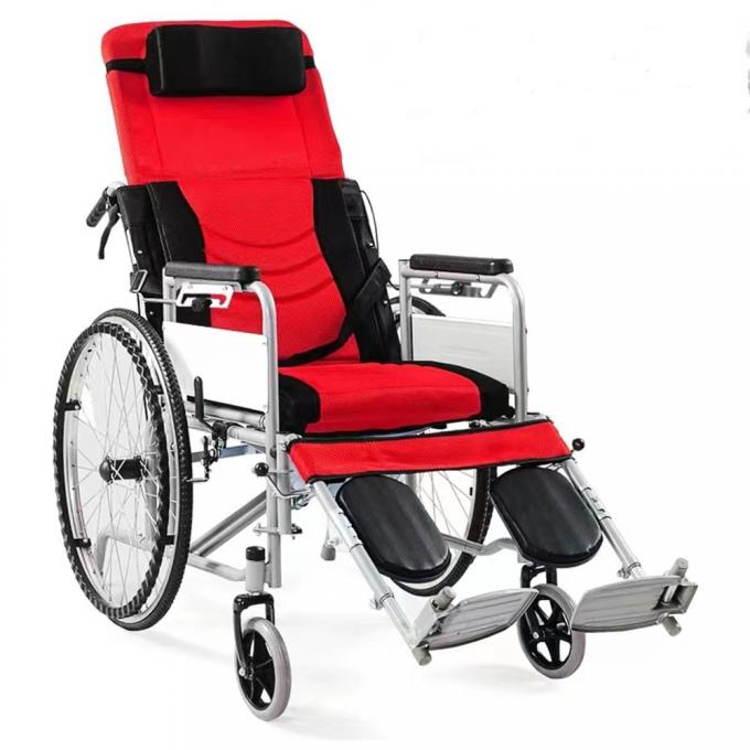 Lightweight Manual Wheelchair Adult Kids Patient Disabled Elderly Home Use Outdoor Foldable Wheelchair