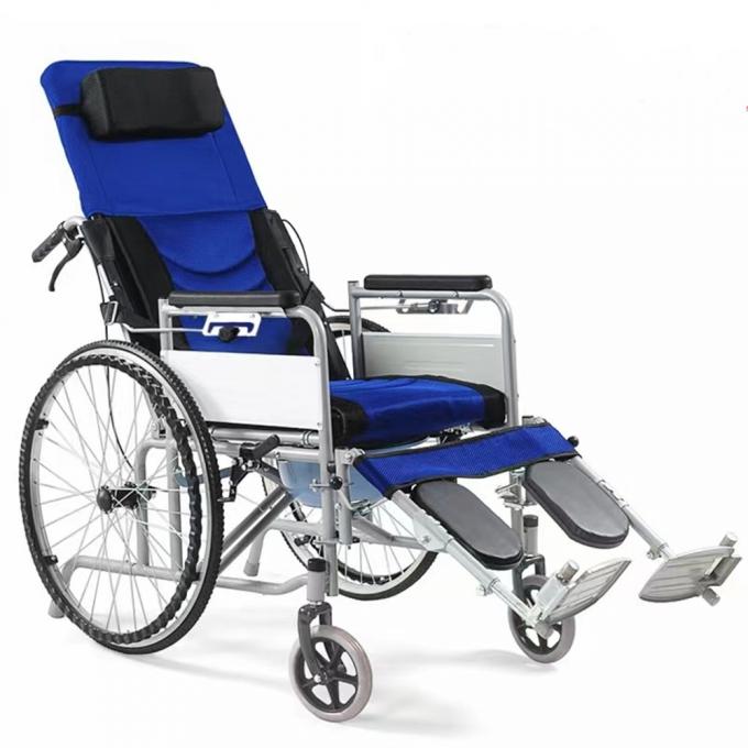 Cheap Economic Aluminum Alloy Manual Wheelchair for Elderly with Detachable Footrest