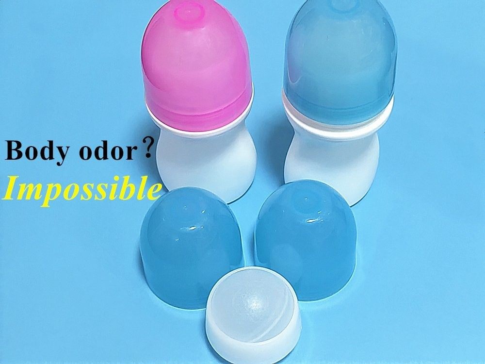30ml 50ml 60ml White Plastic Roller Bottle HDPE Roll-on Deodorant Bottle Empty Refillable Portable Travel roll on bottle 30ml 50ml 60ml Biếng nhựa màu trắng cuộn trên chai