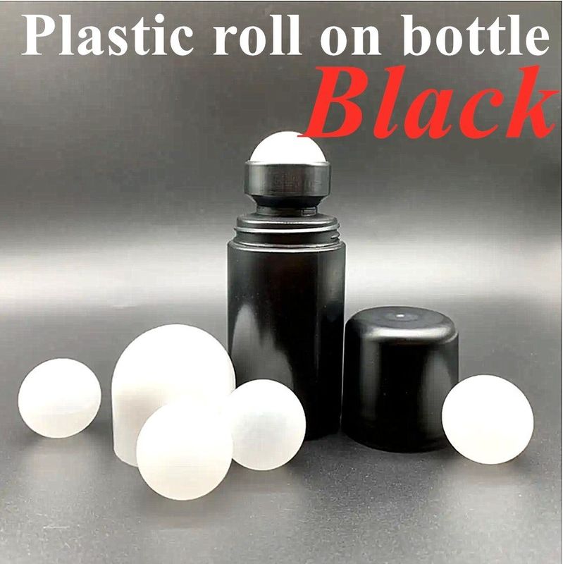 30ml 50ml 60ml White Plastic Roller Bottle HDPE Roll-on Deodorant Bottle Empty Refillable Portable Travel roll on bottle 30ml 50ml 60ml Biếng nhựa màu trắng cuộn trên chai