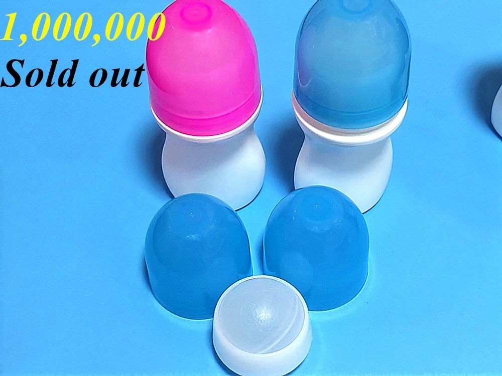 HDPE 30ml 50ml 60ml 100ml Nhựa cuộn trên trắng hình trụ vòng cuộn chai khử mùi thùng với cuộn trên quả bóng