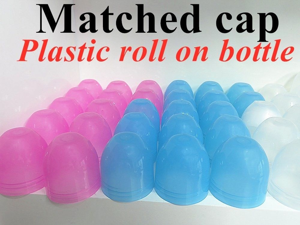 30ml 50ml kem chống nắng HDPE chăm sóc cơ thể dầu thiết yếu rỗng chai khử mùi nhựa với quả bóng cuộn để body odor