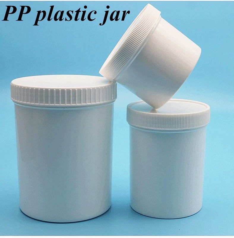 Tùy chỉnh 150ml 250ml 500ml 950ml 1000ml Trắng Đen trống Xanh Xanh Xanh PP Khá mờ Thùng kem mỹ phẩm với mũ