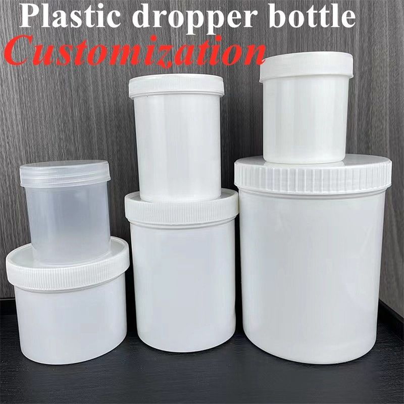 Cao cấp 150g 250g 500g 1000g Trống Trắng Đen Xanh Mờ Mỹ Phẩm Mặt Sữa Dưỡng Thể Đôi Tường PP lọ đựng mỹ phẩm