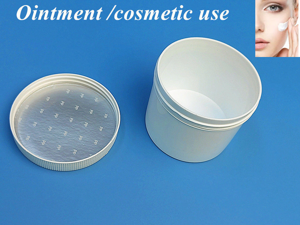 12oz 16oz 6oz 8oz 150ml 250g 500g Trắng Hạch Đen Đen Đỏ Xanh Vàng Vòng Hộp nhựa PP rộng miệng bình thuốc mỡ mỹ phẩm