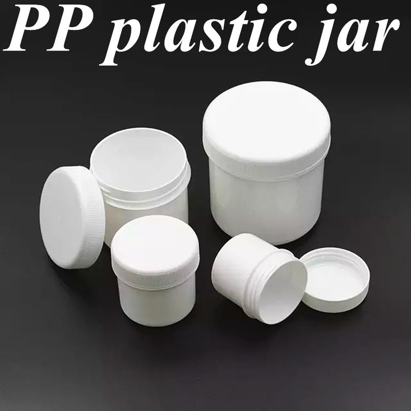 250ml 8oz 500ml 950ml 1000ml PP nhựa mỹ phẩm Hạch xuyên suốt Bạch Pot nhựa thuốc mỡ Cream Jar với nắp vít