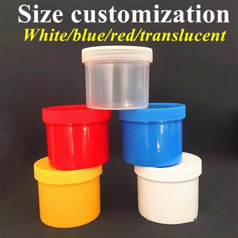 150ml 250ml 500ml kem mỹ phẩm Plastic container pp mỹ phẩm bao bì kem bình với PVC nắp vít