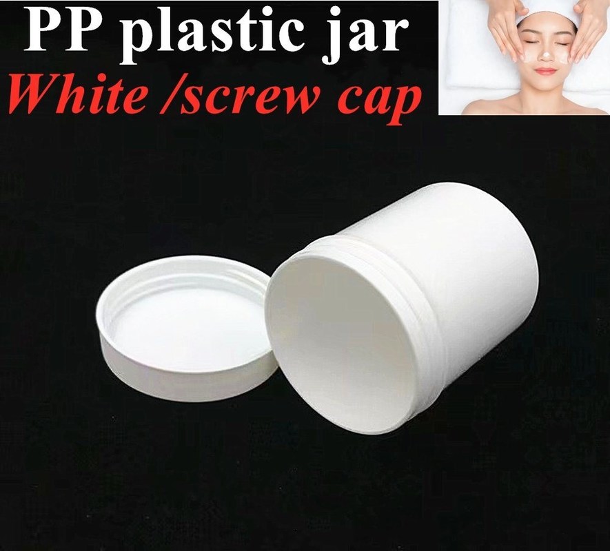 250ml 0,5L 1L PP Cosmetic Jar Plastic jar Container cho các sản phẩm mỹ phẩm