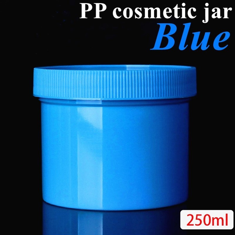 SGS 100ml 250ml 500ml 1000ml PP Cosmetic Jar Cosmetic Sample Container bình mỡ với nắp vít