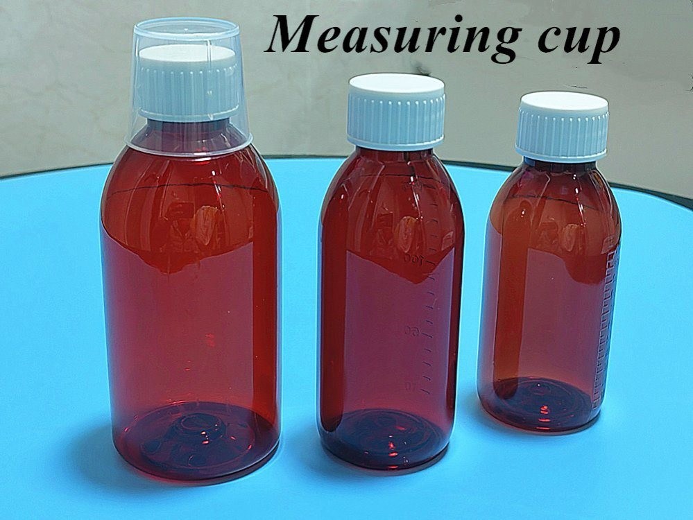 3oz 4oz 5oz Container thuốc thú cưng Amber Round Pharmaceutical Medicin Oral Liquid Syrup Bottle