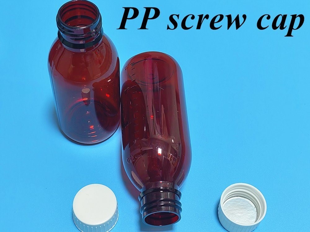 3oz 4oz 5oz Container thuốc thú cưng Amber Round Pharmaceutical Medicin Oral Liquid Syrup Bottle