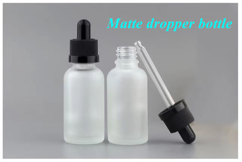 5ml 10ml 15ml 20ml 30ml 50ml vũ khí thẩm mỹ tròn rỗng chai dầu thiết yếu chai thủy tinh màu trắng đông lạnh với ống kính