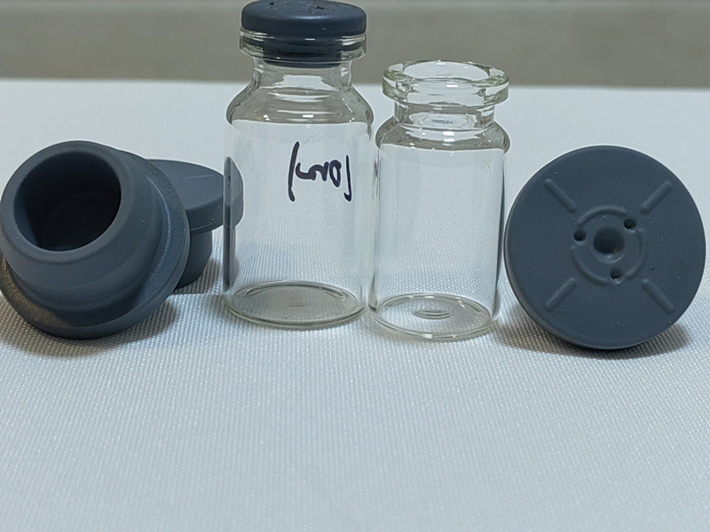 13mm 20mm 28mm màu xám Vial tiêm thủy tinh Sử dụng bột lyophilized Vial thuốc Butyl cao su nút