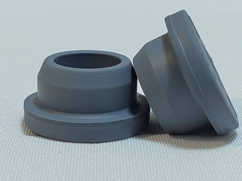 13mm 20mm 32mm Grey Lyophilization y tế Butyl cao su nút cho kính Vials tiêm chai truyền