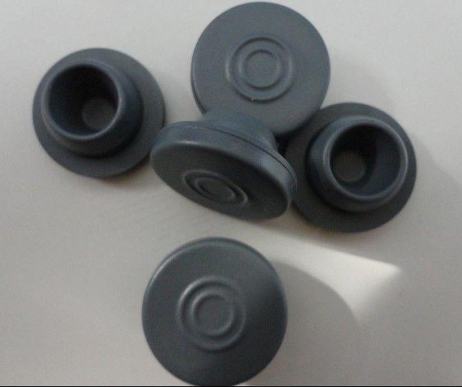 13mm 20mm 32mm Grey Lyophilization y tế Butyl cao su nút cho kính Vials tiêm chai truyền