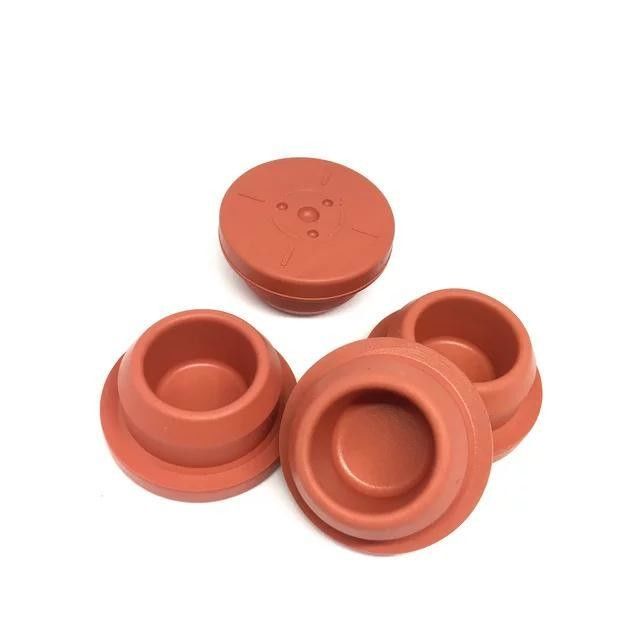 13mm 20mm 32mm Grey Lyophilization y tế Butyl cao su nút cho kính Vials tiêm chai truyền