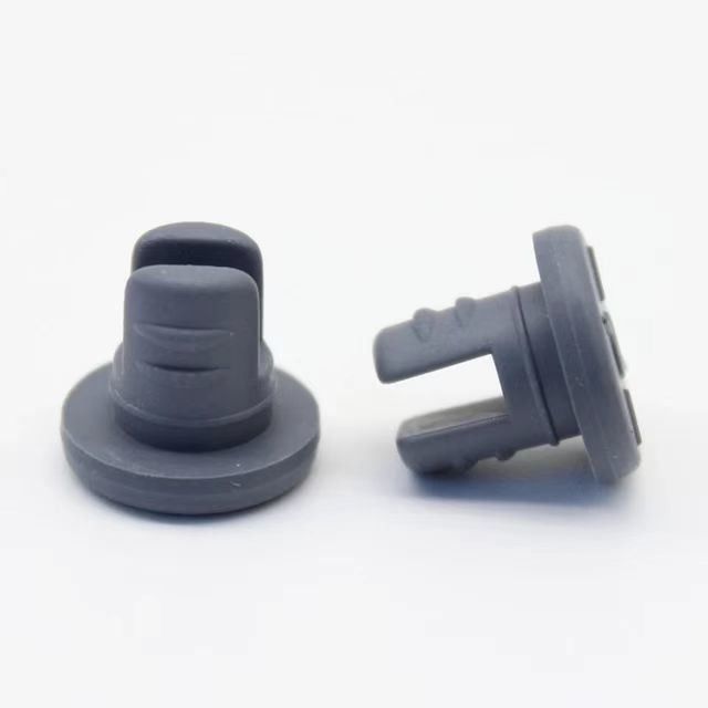 13mm 20m 28mm 32mm lyophilization kính Vials màu xám y tế Butyl cao su nút cho vial thủy tinh thủy tinh nước truyền chai