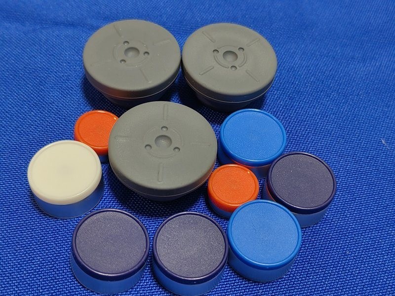 13mm 20mm 28mm 32mm Xám Dược phẩm Chlorobutyl Butyl cao su nút cho thủy tinh tiêm vial chai vắc-xin