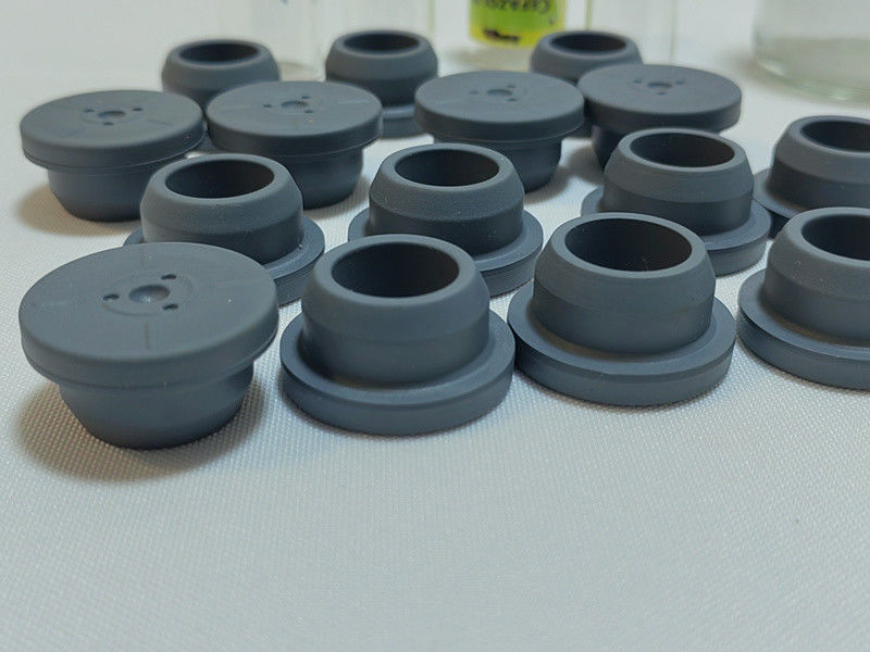 Tự đông Khô thủy tinh tiêm Vial thủy tinh khối lượng lớn chai truyền sử dụng Bromobutyl Butyl Chlorobutyl cao su nút