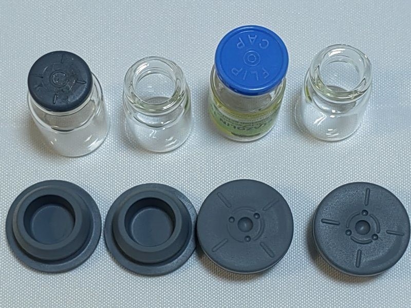 13mm 20mm 28mm Bệnh viện khử trùng bơm cao su nút cho kính Viên tiêm thuốc kháng sinh chai