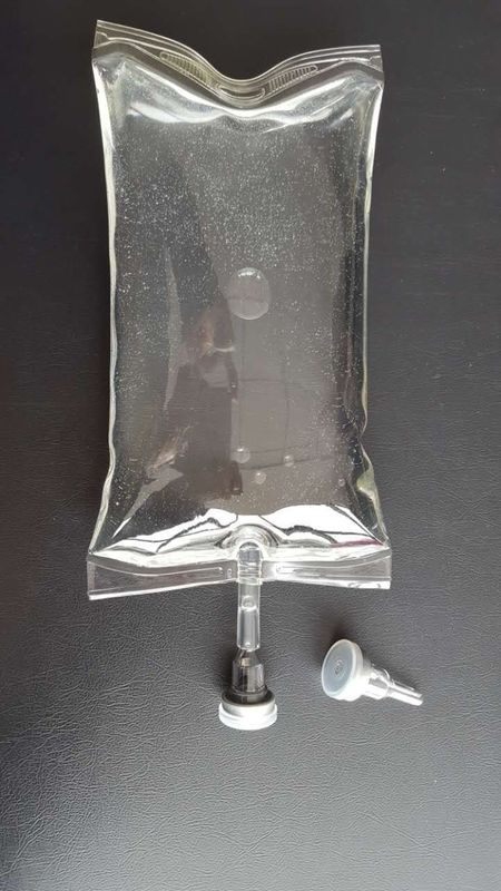 250 Cc 500cc 1000cc 2000ml túi dung dịch IV Dehp túi truyền miễn phí chất lượng y tế PVC minh bạch dùng một lần Em