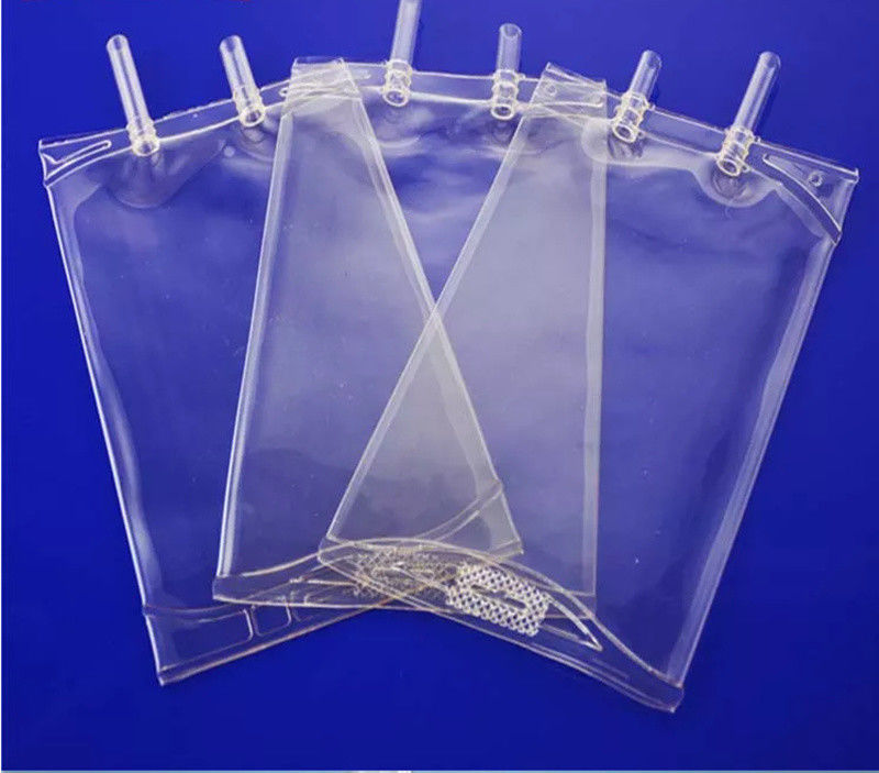 túi truyền PVC rỗng y tế bình thường dung dịch muối natri clorua túi nhỏ giọt 100ml 250 Cc 500cc hai cổng IV PVC túi truyền