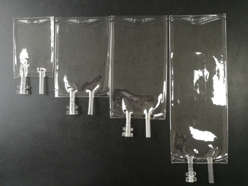 500ml 1000ml PVC Sterile IV Bags PVC IV Bag Một lần sử dụng Nhựa Bệnh viện Sterile Bags túi truyền