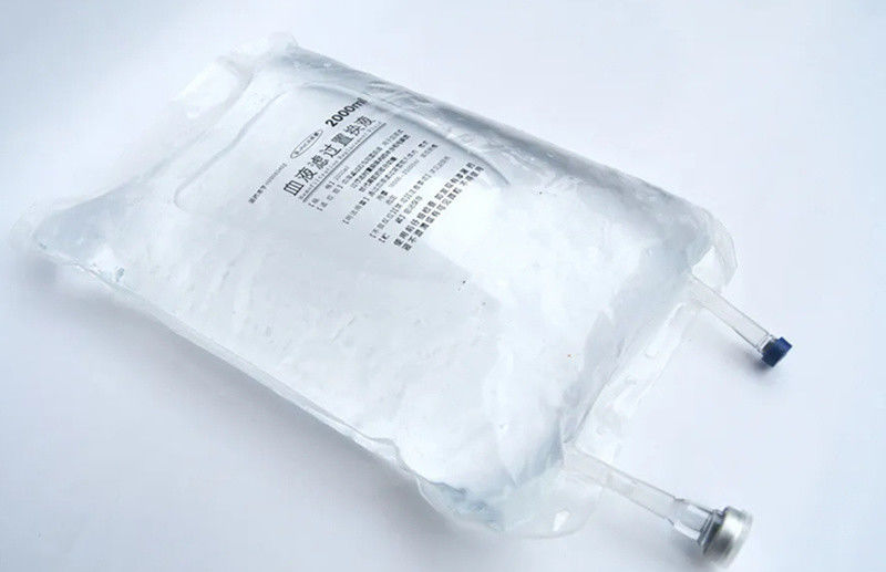 2000ml 3000ml 5000ml Butterfly Dual Port Twist Off Transfusion PVC dùng một lần cho thú y