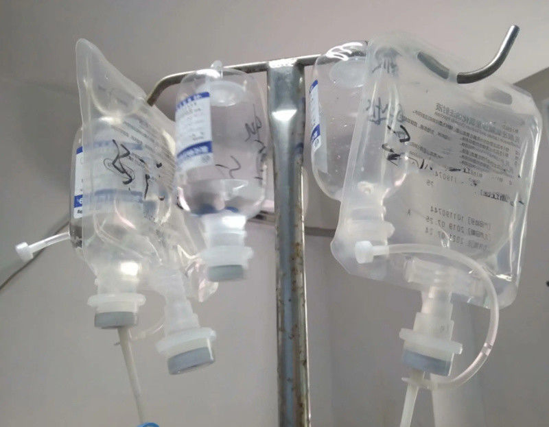 Phòng thí nghiệm Bệnh viện thú y 100ml 250ml Single Port Non PVC Medical Infusion Bag