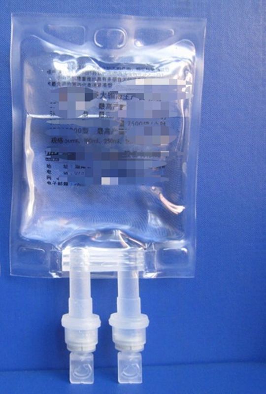 100ml 250ml túi truyền polypropylene Natri Chloride Không PVC IV Bag rõ ràng Y tế Không PVC túi truyền trống