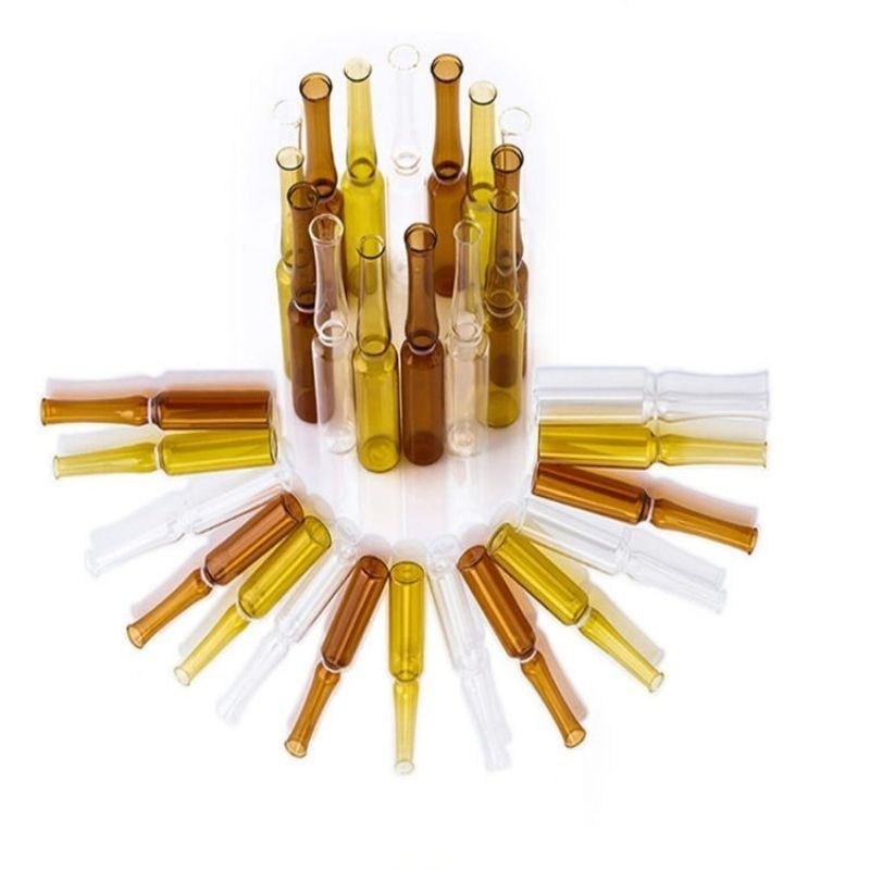 1ml 2ml 5ml Tiêu chuẩn ISO Tiêu chuẩn Trung Quốc Amber minh bạch USP Loại I Ampoule thủy tinh để tiêm thuốc