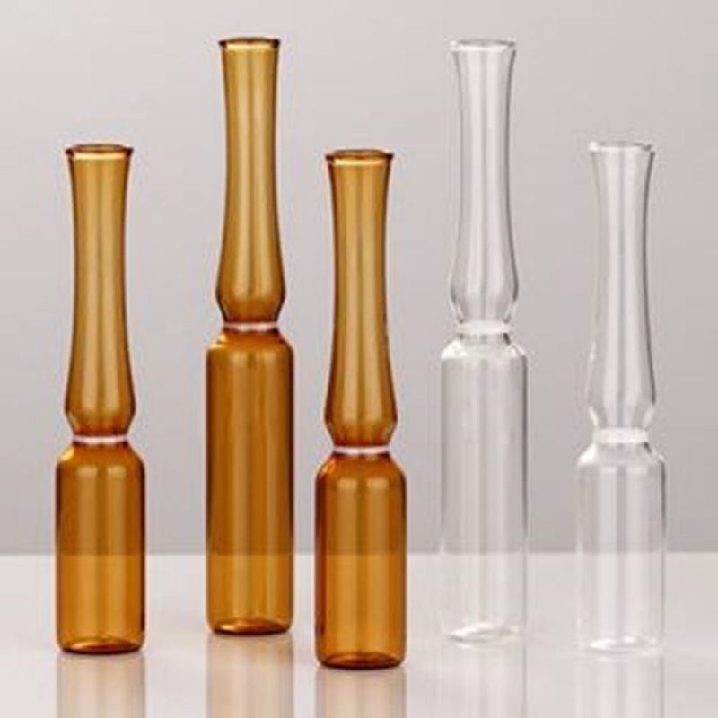 ISO tiêu chuẩn minh bạch Amber thuốc ampoule Vial loại C ampoule trống