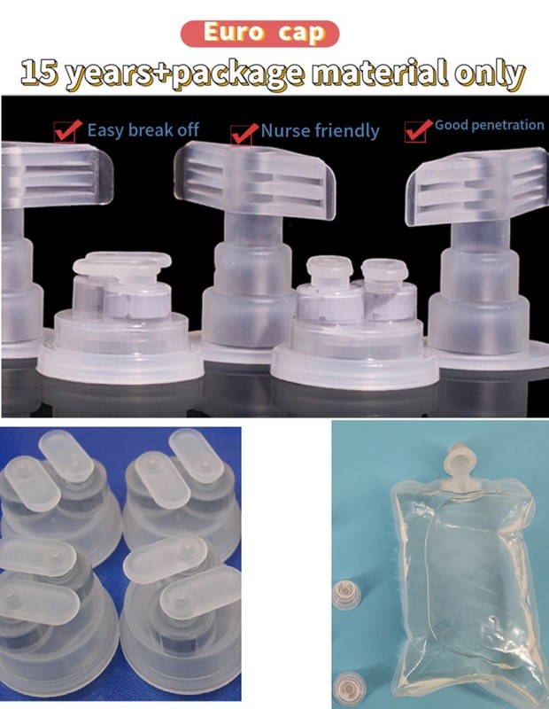 30mm 32mm Y tế Euro Cap đầu cho ISBM PP Infusion Bottle Y tế PP Cap cho túi IV