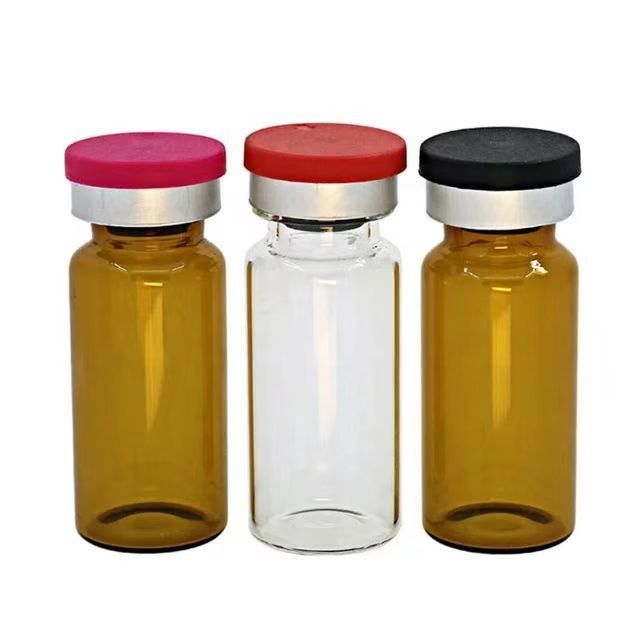 5ml 7ml 10ml Clear Amber Low Neutral Borosilicate Glass Tubular Small Injectable Glass Vials for Injection Vials