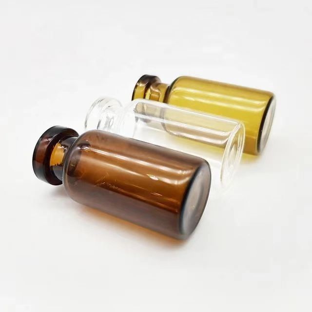 5ml 7ml 10ml Clear Amber Dược phẩm Amber Clear Injection Vials kính ống chai cho Vaccacine