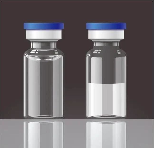 Hình Viên thủy tinh đúc ống thông suốt 5ml 10ml Hình Viên thủy tinh rỗng rõ ràng Rỗng Dược phẩm Borosilicate thấp