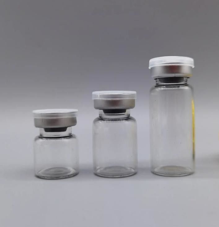 Thuốc dược phẩm Tiếng thủy tinh vô trùng Tiếng thủy tinh ống 5ml 7ml 10ml 20ml với nút cao su