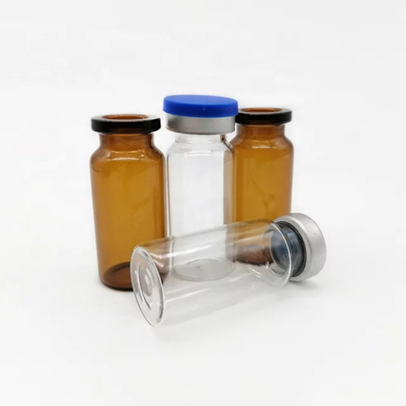 2ml 5ml 7ml Vial thủy tinh làm khô đông lạnh Vaccine ống dược phẩm Hạch Amber Vials thủy tinh với nắp nhôm