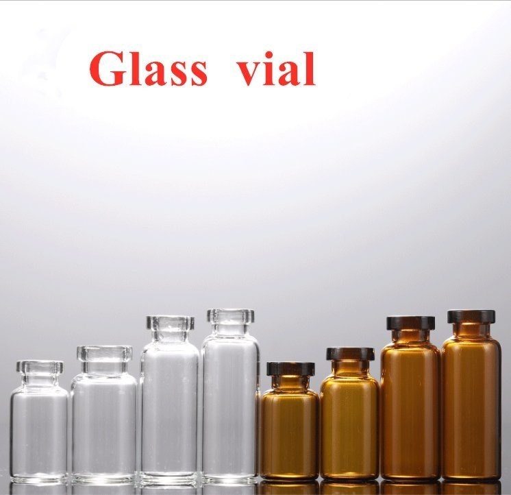 5ml 10ml Vial thủy tinh vô trùng Crimp Neck Tubular Clear amber Pharmaceutical Antibiotic vials Vial thủy tinh