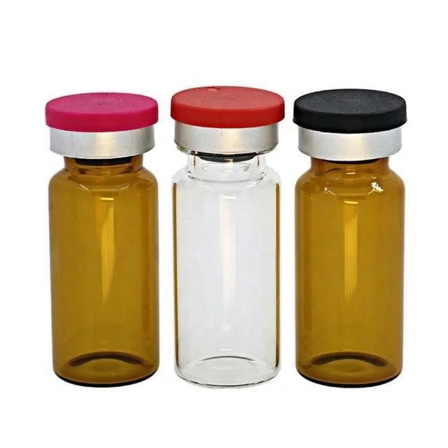 5ml 10ml 20ml Vial Amber rõ ràng Vaccacine chai thủy tinh Thuốc Soda Lime Dược phẩm tiêm Vial thủy tinh chai